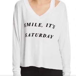 Smile it’s Saturday Long sleeve shirt